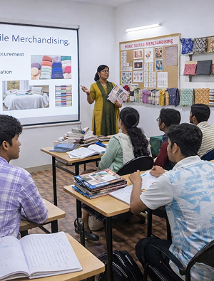 Textile course students achievements